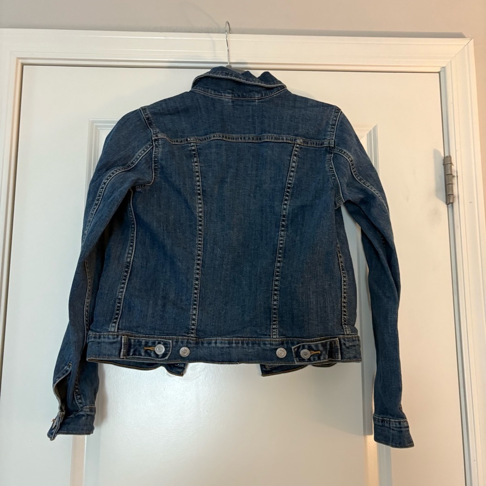 Levi’s Women’s Medium Wash Blue Denim Original Trucker Jacket - Picture 5 of 10